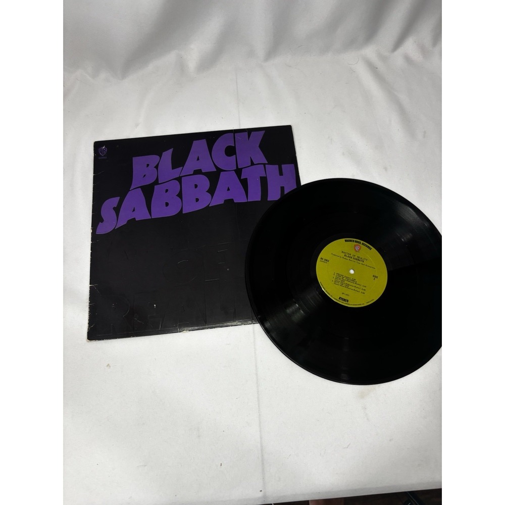 1971 BLACK SABBATH Master of Reality vinyl LP Warner Bros  Green Label